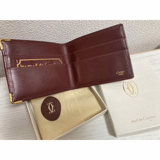 【正規品・未使用品】カルティエ/Cartier 財布/お札＋カード/二つ折り