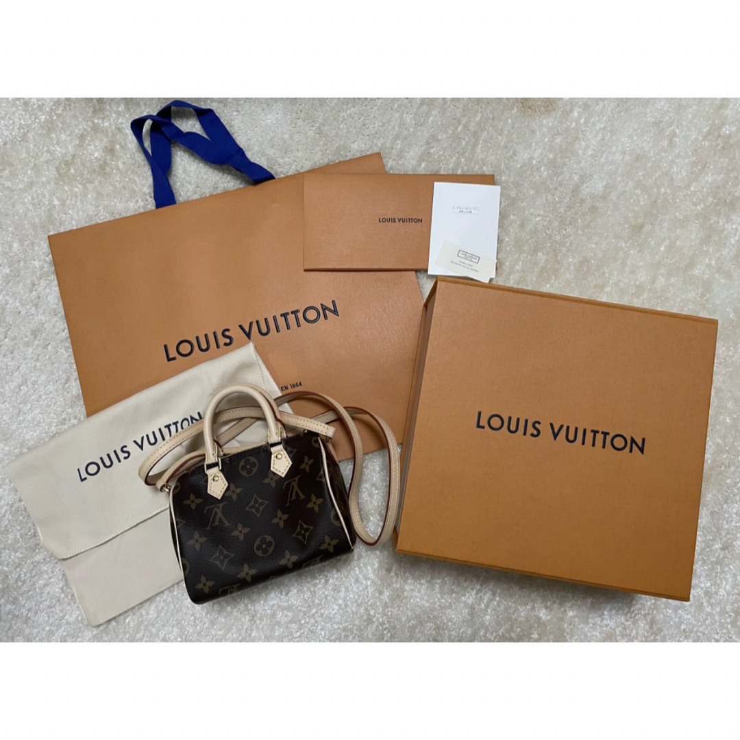 LOUIS VUITTON(ルイヴィトン)の【ほぼ未使用】ルイヴィトン　ナノスピーディ レディースのバッグ(ショルダーバッグ)の商品写真