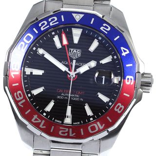 タグホイヤー(TAG Heuer)のタグホイヤー TAG HEUER WAY201F.BA0927 アクアレーサー GMT デイト 自動巻き メンズ 箱・保証書付き_810761(腕時計(アナログ))