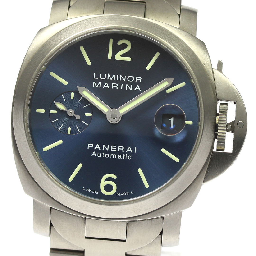 PANERAI(パネライ)のパネライ PANERAI PAM00283 ルミノール マリーナ デイト 自動巻き メンズ 良品 箱付き_811925 メンズの時計(腕時計(アナログ))の商品写真