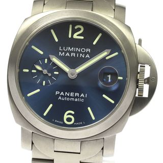 パネライ(PANERAI)のパネライ PANERAI PAM00283 ルミノール マリーナ デイト 自動巻き メンズ 良品 箱付き_811925(腕時計(アナログ))