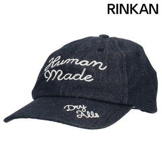 ヒューマンメイド(HUMAN MADE)のヒューマンメイド  HM27GD010 6 PANEL DENIM CAP ロゴ刺繍デニムキャップ メンズ(キャップ)