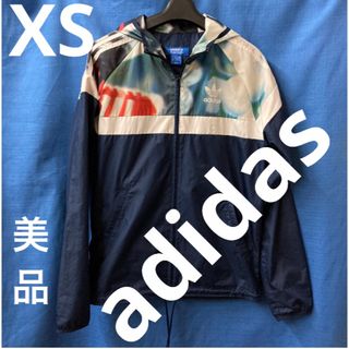 アディダス(adidas)の【激レア！アディダス】ナイロンジャケット　XS 美品(ナイロンジャケット)