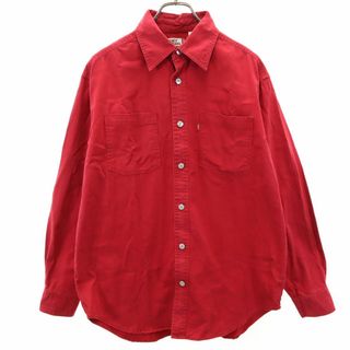 リーバイス(Levi's)のリーバイス 長袖 デニムシャツ S レッド Levi's メンズ 古着 【240417】(シャツ)