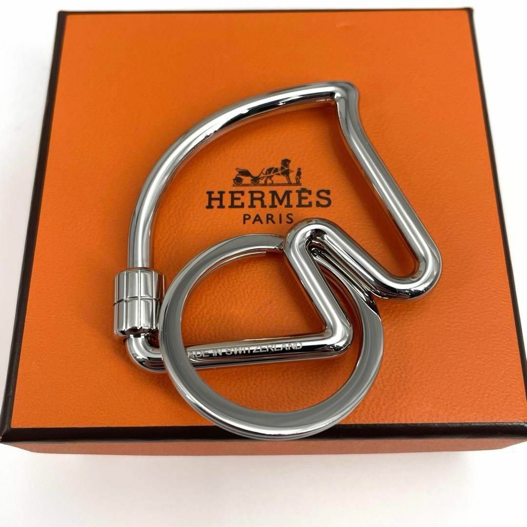 Hermes(エルメス)のc539【エルメス】”未使用”シュヴァル キーホルダー キーリング 馬 ホース レディースのアクセサリー(チャーム)の商品写真