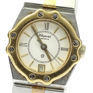 ショパール(Chopard)のジャンク ショパール Chopard 25/8024 サンモリッツ K18YGコンビ クォーツ レディース _804906(腕時計)