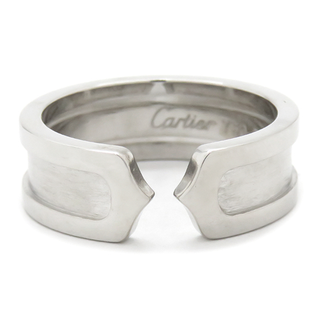 Cartier(カルティエ)のカルティエ Cartier リング 指輪 C2リング スモール K18WG ホワイトゴールド #51(JP11) Cドゥ 2C 750 18K 18金  B4040551 【箱】【中古】 レディースのアクセサリー(リング(指輪))の商品写真