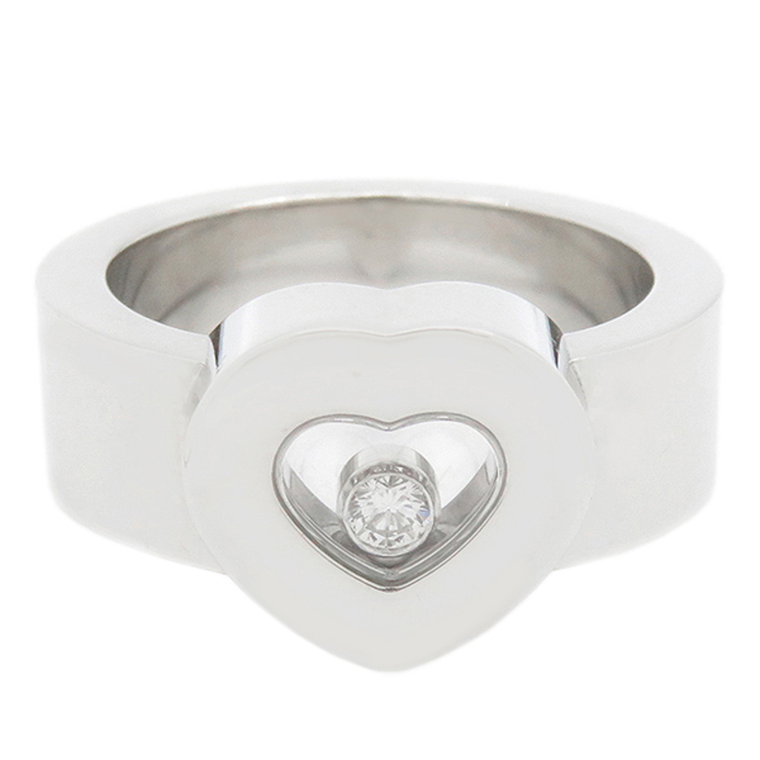 Chopard(ショパール)のショパール CHOPARD リング 指輪 ハッピーダイヤ ハート K18WG ダイヤモンド ホワイトゴールド 750 18K ムービングダイヤ 1P  82/2897-20【中古】 レディースのアクセサリー(リング(指輪))の商品写真