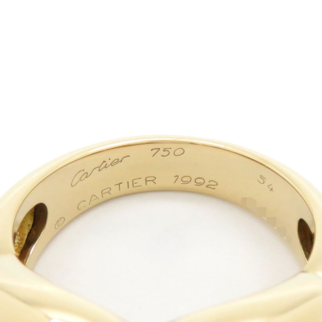 Cartier(カルティエ)のカルティエ Cartier リング 指輪 ヴィンテージリング K18YG イエローゴールド #54(JP14) Au750 18金 【中古】 レディースのアクセサリー(リング(指輪))の商品写真