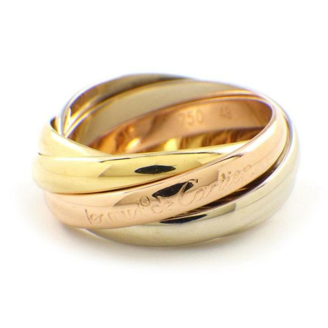 Cartier - カルティエ Cartier リング トリニティ 5連 スリーカラー K18PG K18WG K18YG 9.5号 / #49 【中古】