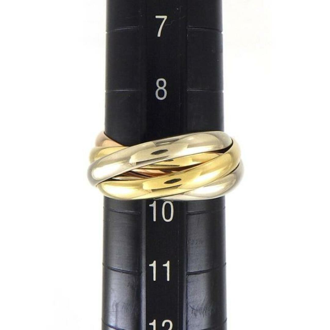 Cartier(カルティエ)のカルティエ Cartier リング トリニティ 5連 スリーカラー K18PG K18WG K18YG 9.5号 / #49 【中古】 レディースのアクセサリー(リング(指輪))の商品写真