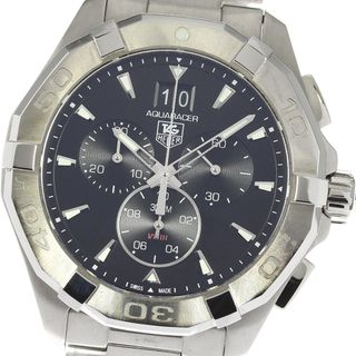 タグホイヤー(TAG Heuer)のタグホイヤー TAG HEUER CAY1110-0 アクアレーサー クロノグラフ デイト クォーツ メンズ 良品 _809444(腕時計(アナログ))