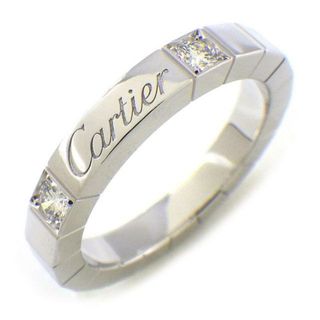 カルティエ(Cartier)のカルティエ Cartier リング ラニエール ロゴ 2ポイント ダイヤモンド K18WG 9号 / #49 【中古】(リング(指輪))