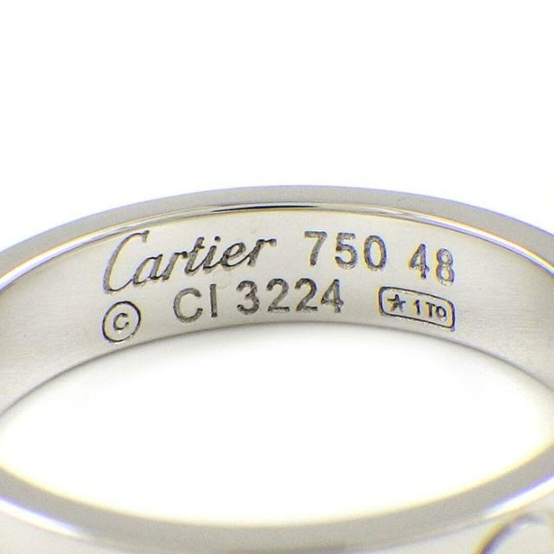 Cartier(カルティエ)のカルティエ Cartier リング ミニ ラブ B4085148 K18WG 8号 / #48 【中古】 レディースのアクセサリー(リング(指輪))の商品写真