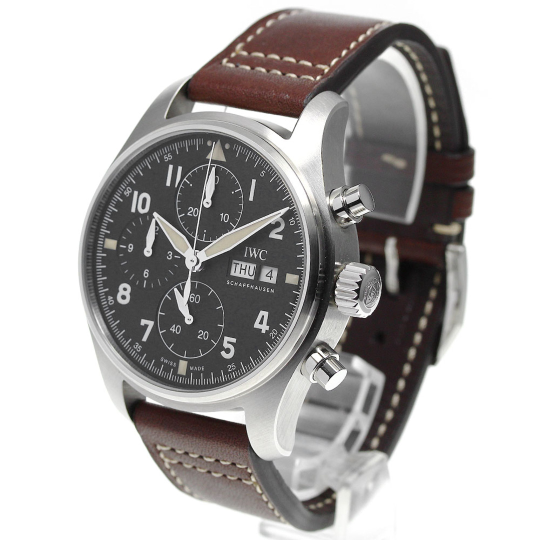 IWC(インターナショナルウォッチカンパニー)のIWC IWC SCHAFFHAUSEN IW387903 パイロットウォッチ スピットファイア クロノグラフ デイデイト 自動巻き メンズ 良品 保証書付き_813439 メンズの時計(腕時計(アナログ))の商品写真