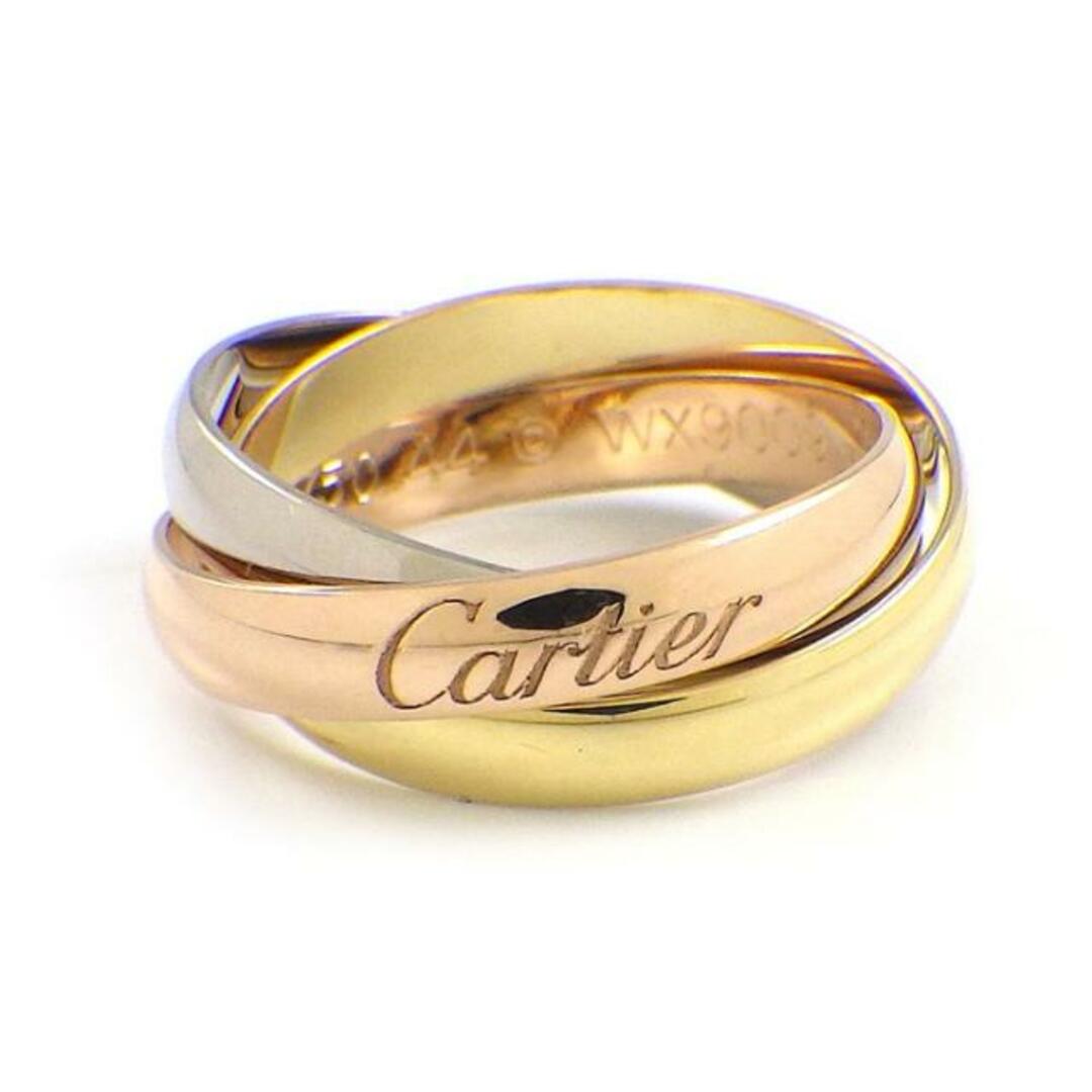 Cartier(カルティエ)のカルティエ Cartier ピンキーリング トリニティ スリーカラー K18PG K18WG K18YG 4.5号 / #44 【中古】 レディースのアクセサリー(リング(指輪))の商品写真