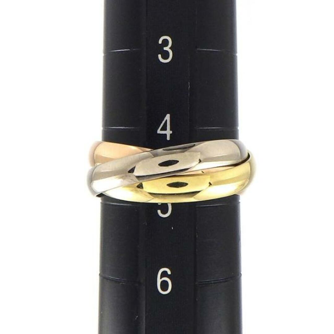 Cartier(カルティエ)のカルティエ Cartier ピンキーリング トリニティ スリーカラー K18PG K18WG K18YG 4.5号 / #44 【中古】 レディースのアクセサリー(リング(指輪))の商品写真