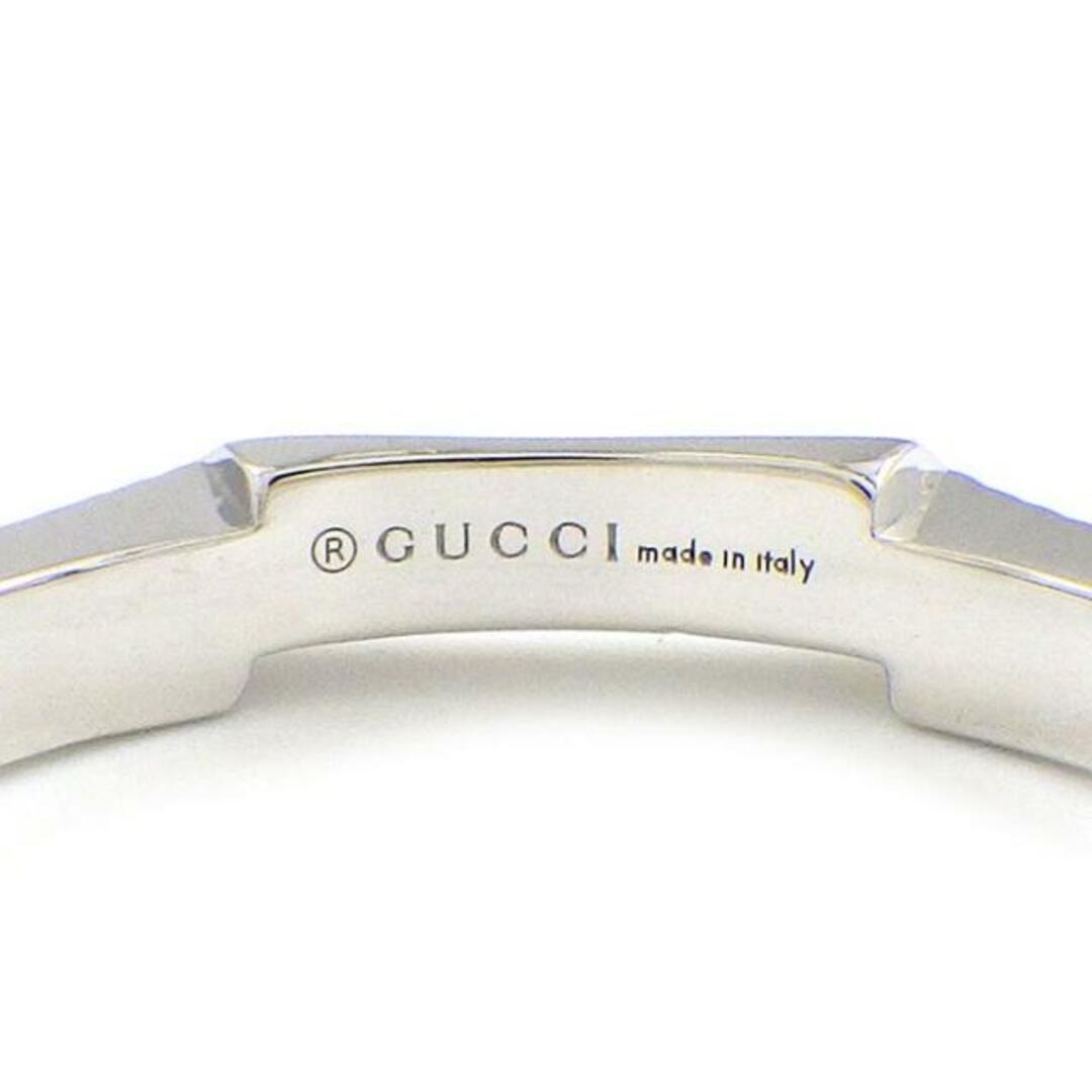 Gucci(グッチ)のグッチ GUCCI リング リンク トゥ ラブ 3ポイント バケットカット ダイヤモンド K18WG 13.5号 / #14 【中古】 レディースのアクセサリー(リング(指輪))の商品写真