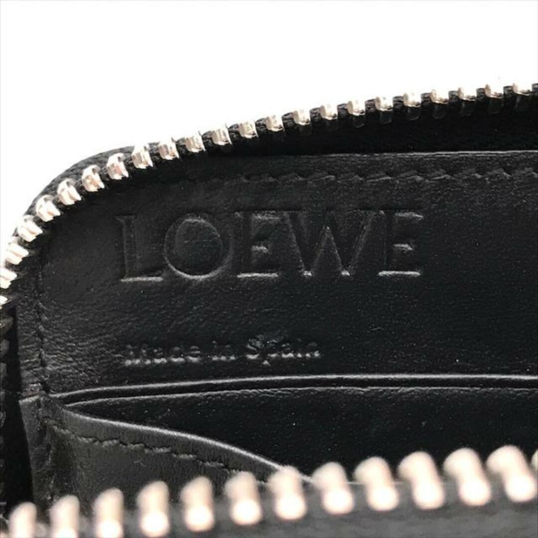 LOEWE(ロエベ)の超美品 LOEWE ロエベ アナグラム リピート レザー ラウンドファスナー ウォレット 長財布 ブラック a3281 レディースのファッション小物(財布)の商品写真