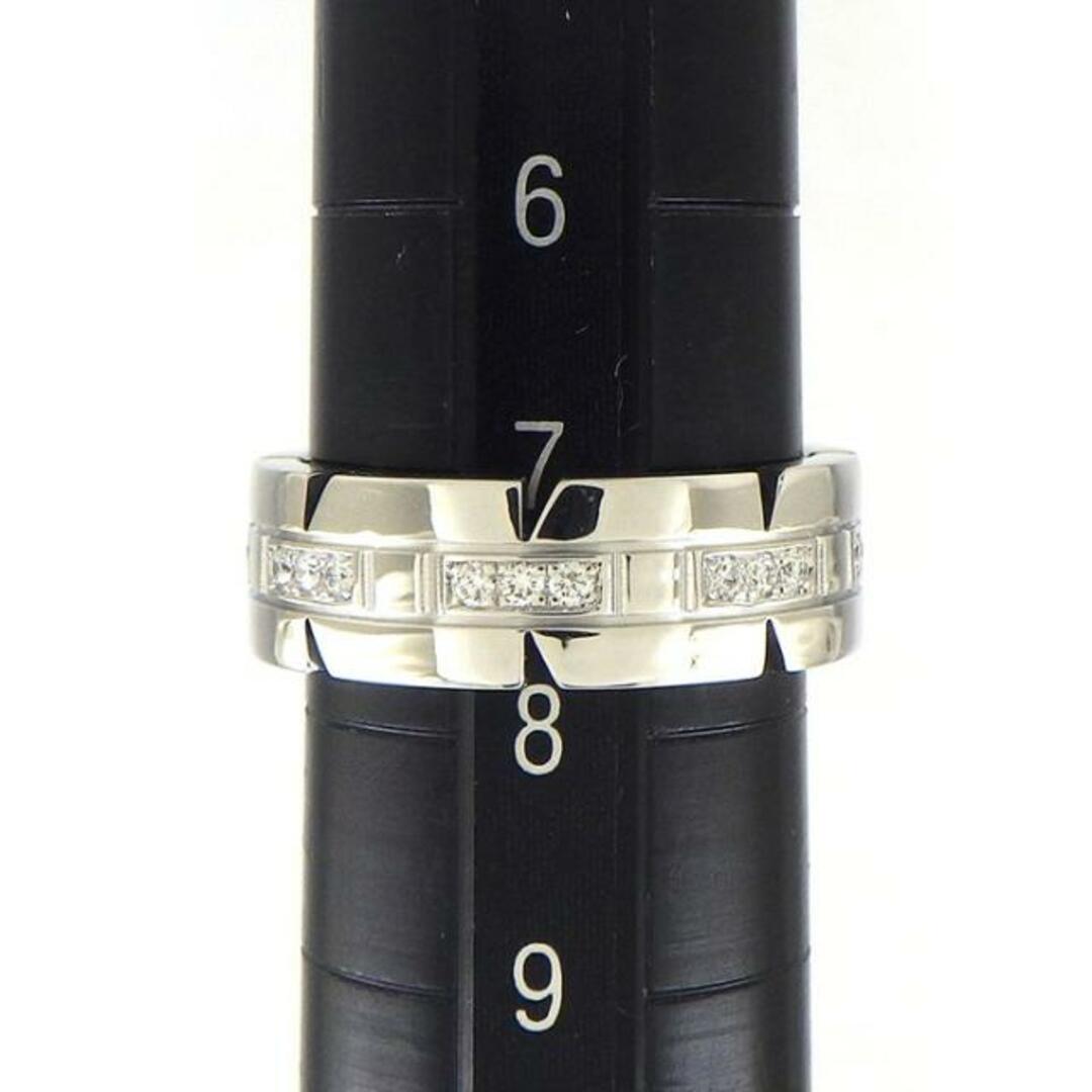 Cartier(カルティエ)のカルティエ Cartier リング タンクフランセーズ ダイヤモンド K18WG 7.5号 / #47 【箱・保付き】 【中古】 レディースのアクセサリー(リング(指輪))の商品写真