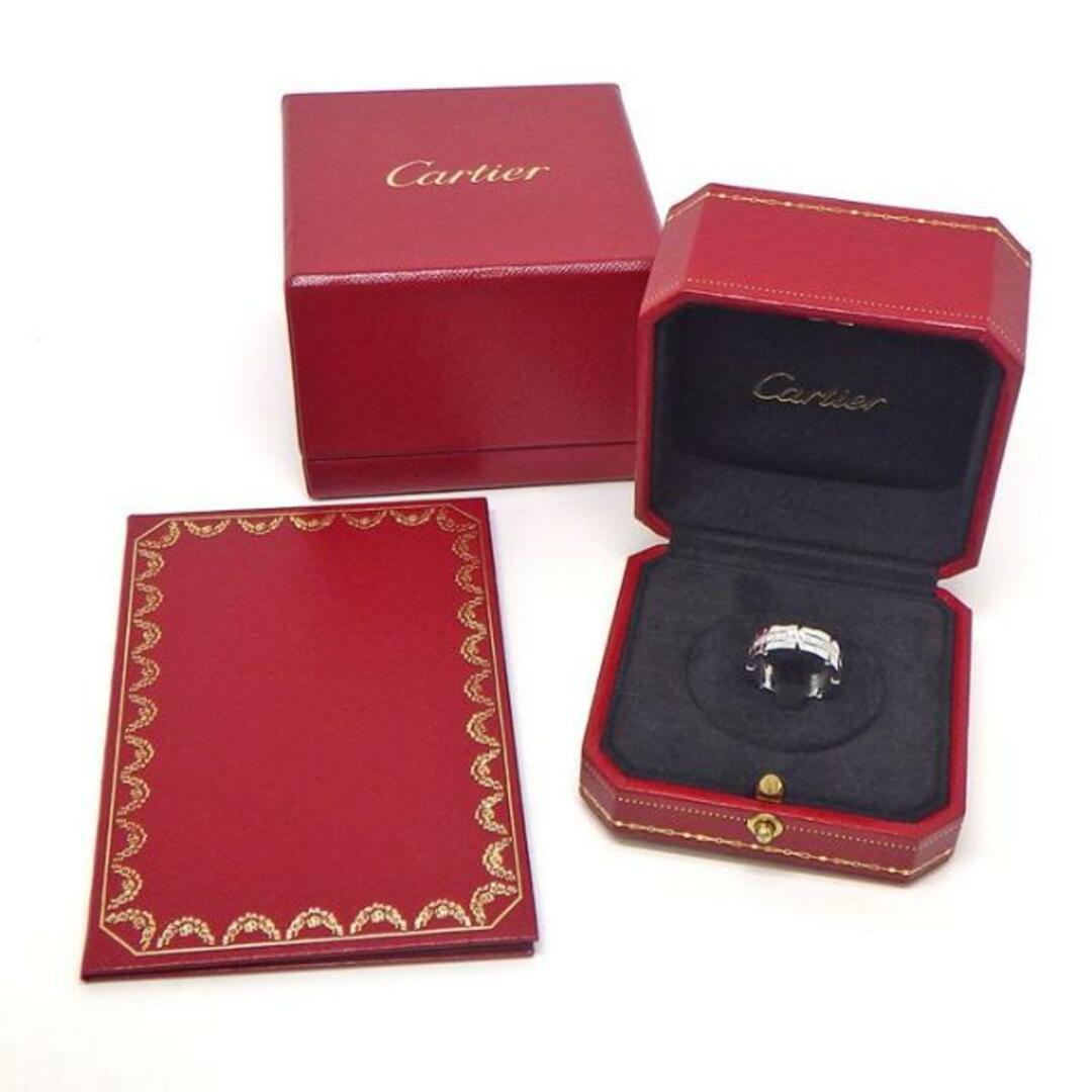 Cartier(カルティエ)のカルティエ Cartier リング タンクフランセーズ ダイヤモンド K18WG 7.5号 / #47 【箱・保付き】 【中古】 レディースのアクセサリー(リング(指輪))の商品写真
