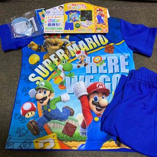 勇気が出る！光るパジャマ  スーパーマリオ　110cm  半袖半ズボン　新品　(パジャマ)