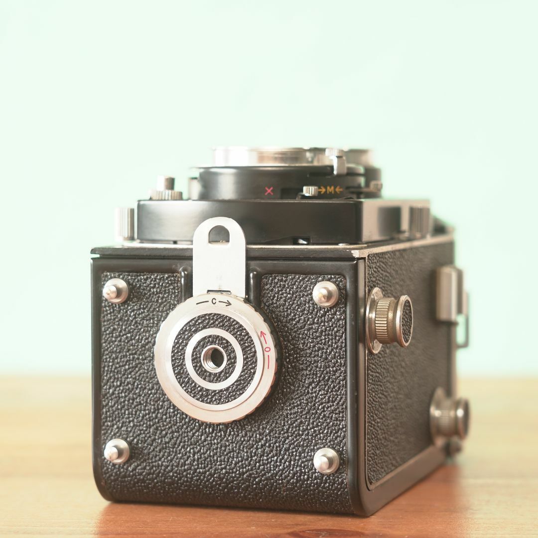 RICOH(リコー)の完動品◎RICOHFLEX NEW DIA 二眼レフ フィルムカメラ #975 スマホ/家電/カメラのカメラ(フィルムカメラ)の商品写真