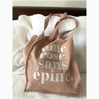 épine - épine  tote bag pink×white