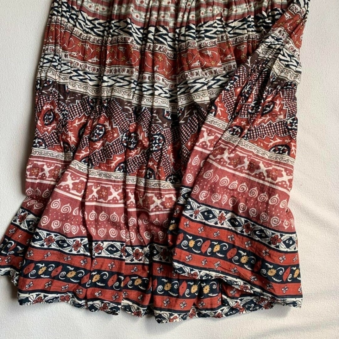 Lochie(ロキエ)のvintage インド綿　ロングスカート レディースのスカート(ロングスカート)の商品写真