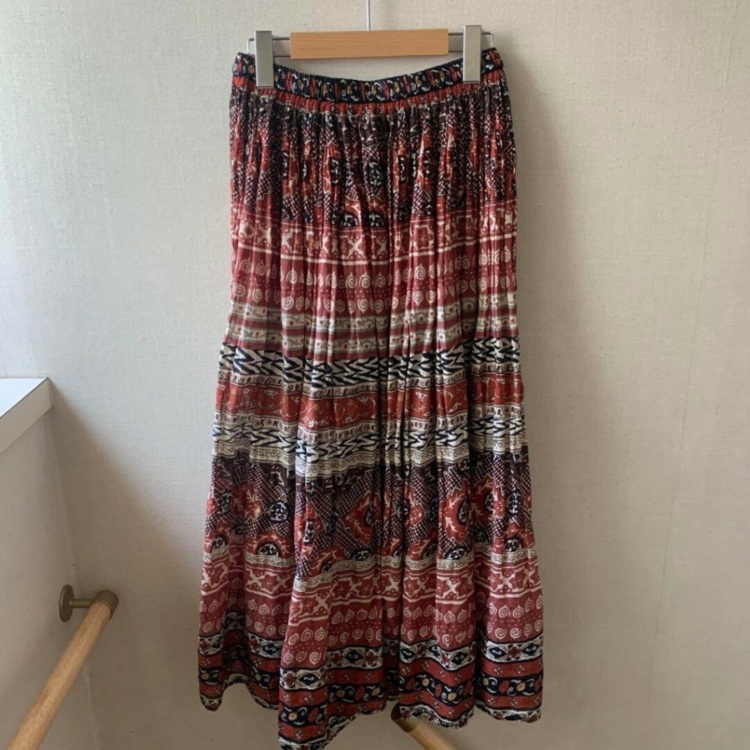 Lochie(ロキエ)のvintage インド綿　ロングスカート レディースのスカート(ロングスカート)の商品写真