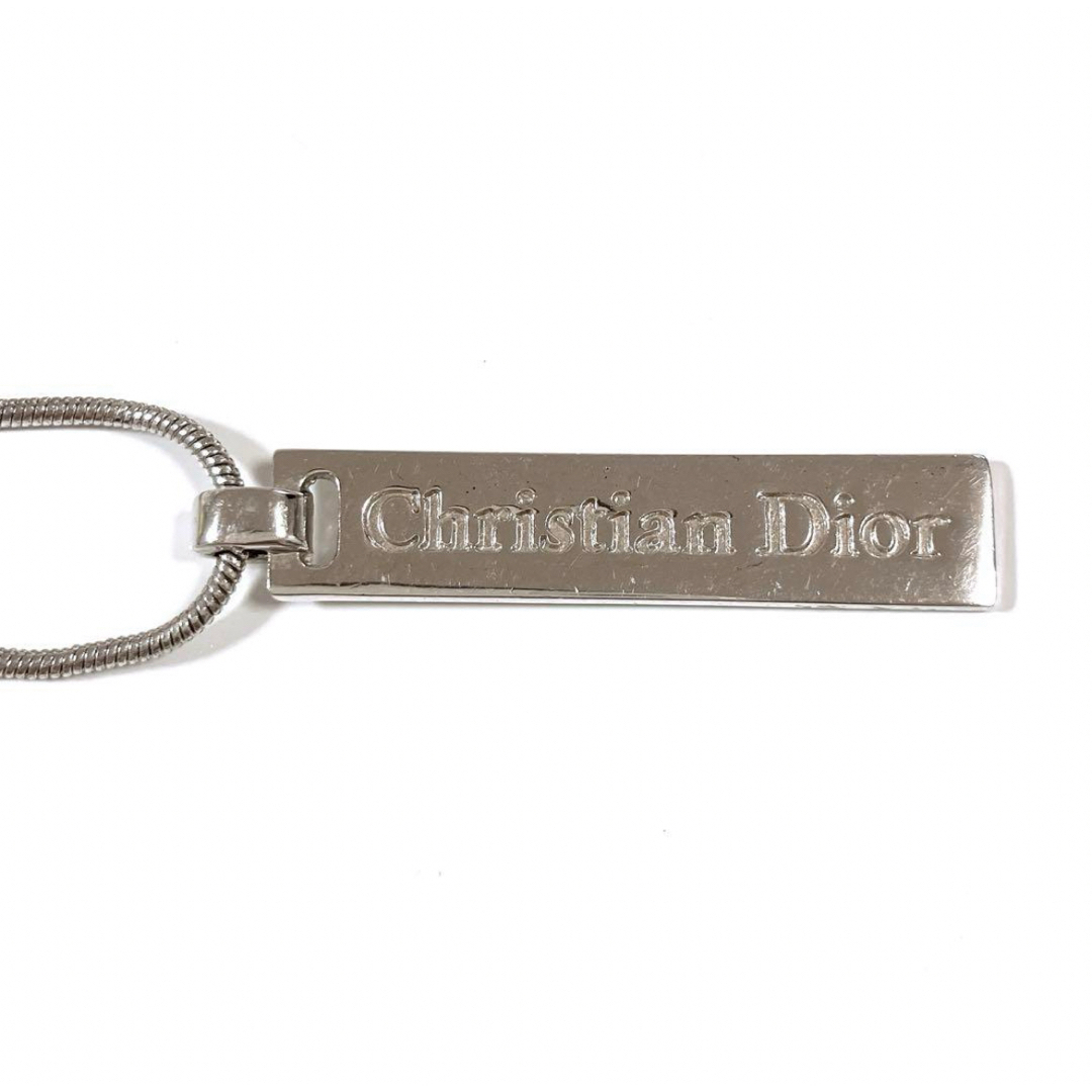 Christian Dior(クリスチャンディオール)のChristian Dior ディオール ロゴ プレート スクエア ネックレス レディースのアクセサリー(ネックレス)の商品写真