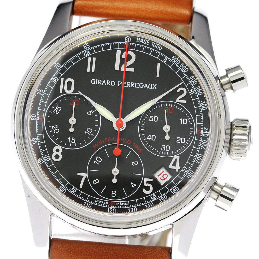 GIRARD-PERREGAUX(ジラールペルゴ)のジラール・ペルゴ GIRARD-PERREGAUX 49460 ラリーモンテカルロ 1965 クロノグラフ リミテッド 世界250本限定 自動巻き メンズ _811098 メンズの時計(腕時計(アナログ))の商品写真