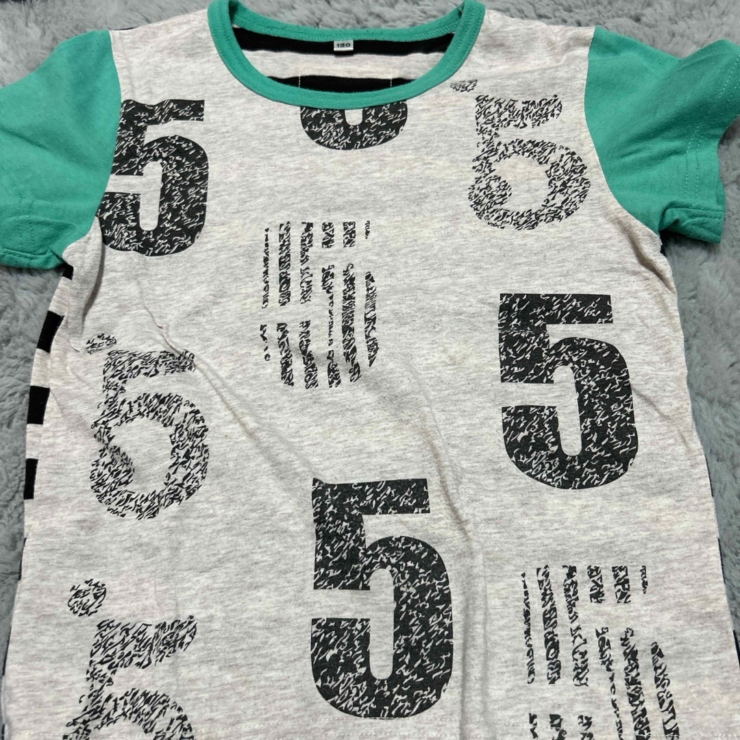 子供服 4点セット 半袖 130cm キッズ/ベビー/マタニティのキッズ服男の子用(90cm~)(Tシャツ/カットソー)の商品写真