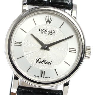 ロレックス(ROLEX)のロレックス ROLEX 6110/9 チェリーニ K18WG クォーツ レディース 保証書付き_813270(腕時計)