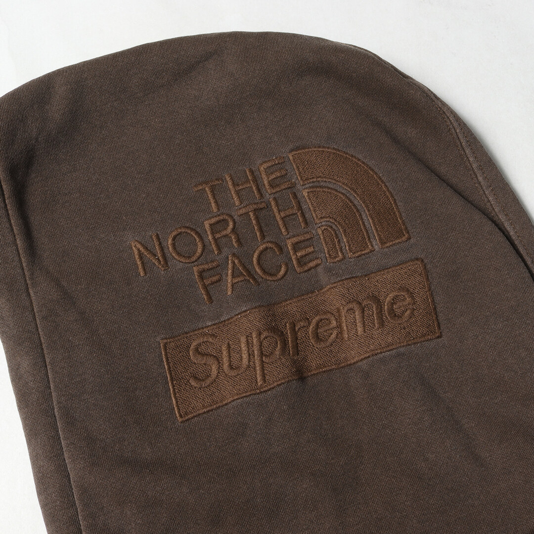 Supreme(シュプリーム)のSupreme シュプリーム パーカー サイズ:XL 22AW Pigment Printed Hooded Sweatshirt THE NORTH FACE ノースフェイス ピグメント加工 スウェットパーカー ブラウン コラボ トップス フーディー【メンズ】【中古】 メンズのトップス(パーカー)の商品写真