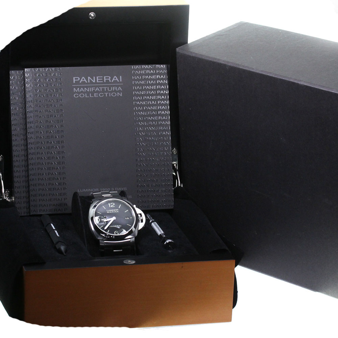 PANERAI(パネライ)のパネライ PANERAI PAM00328 ルミノールマリーナ 1950 3デイズ デイト 自動巻き メンズ 箱・保証書付き_808027 メンズの時計(腕時計(アナログ))の商品写真