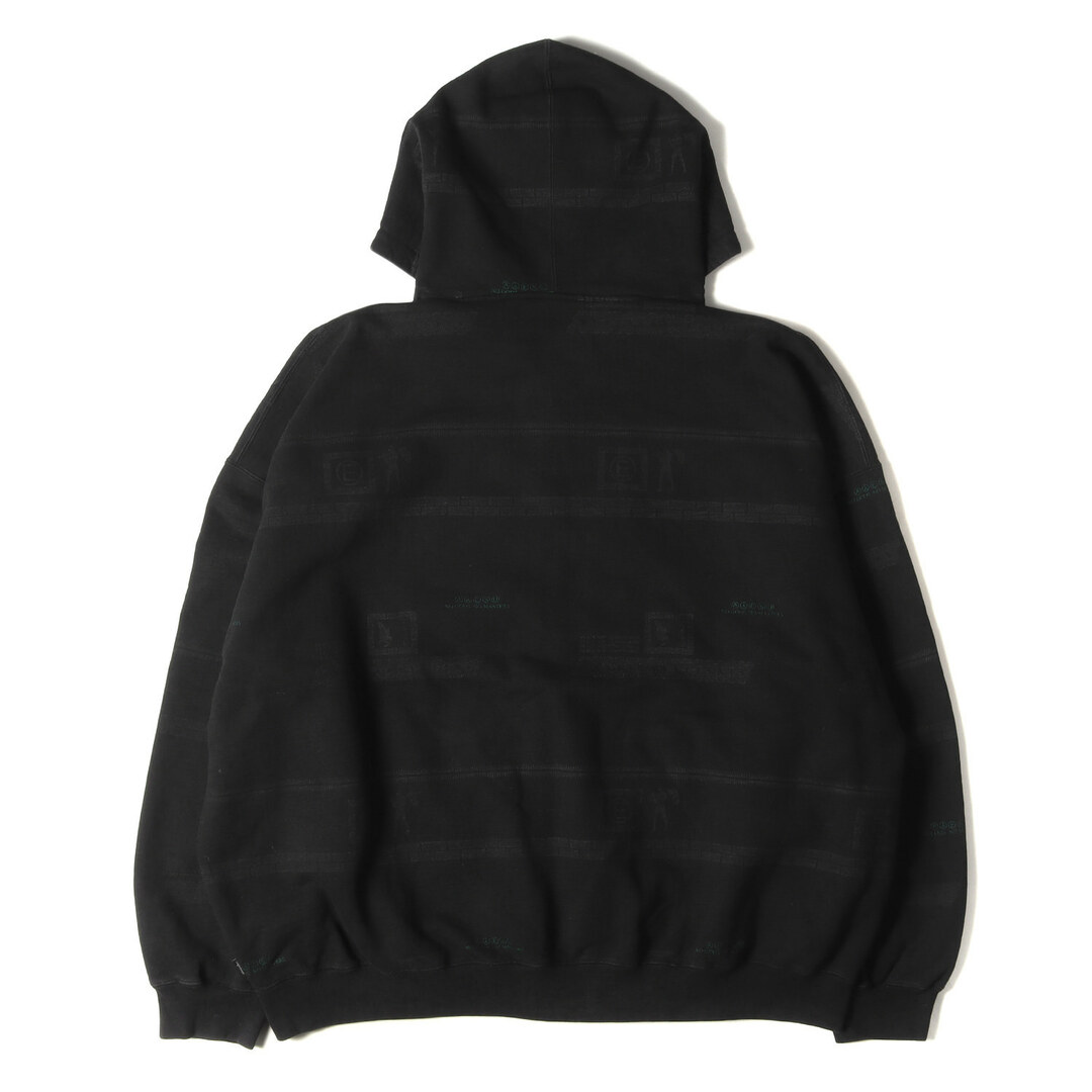 Supreme(シュプリーム)の美品 Supreme シュプリーム パーカー サイズ:XXL 23SS UNDERCOVER グラフィック ボーダー ジップ スウェットパーカー Zip Up Hooded Sweatshirt ブラック 黒 アンダーカバー コラボ トップス フーディー【メンズ】【中古】 メンズのトップス(パーカー)の商品写真