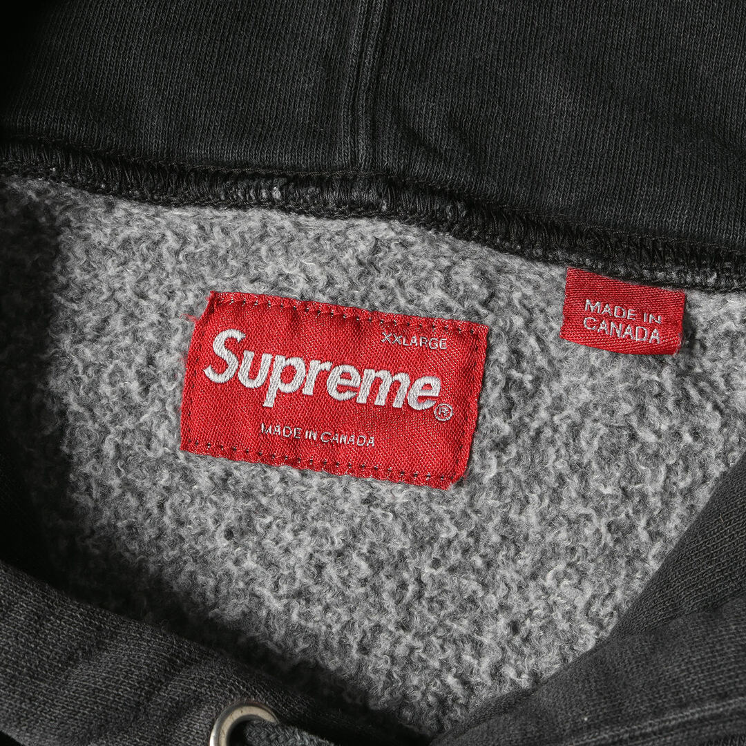 Supreme(シュプリーム)のSupreme シュプリーム パーカー サイズ:XXL 23SS オーバーダイ加工 Sロゴ スウェットパーカー Overdyed S Logo Hooded Sweatshirt ブラック 黒 トップス フーディー【メンズ】【中古】 メンズのトップス(パーカー)の商品写真