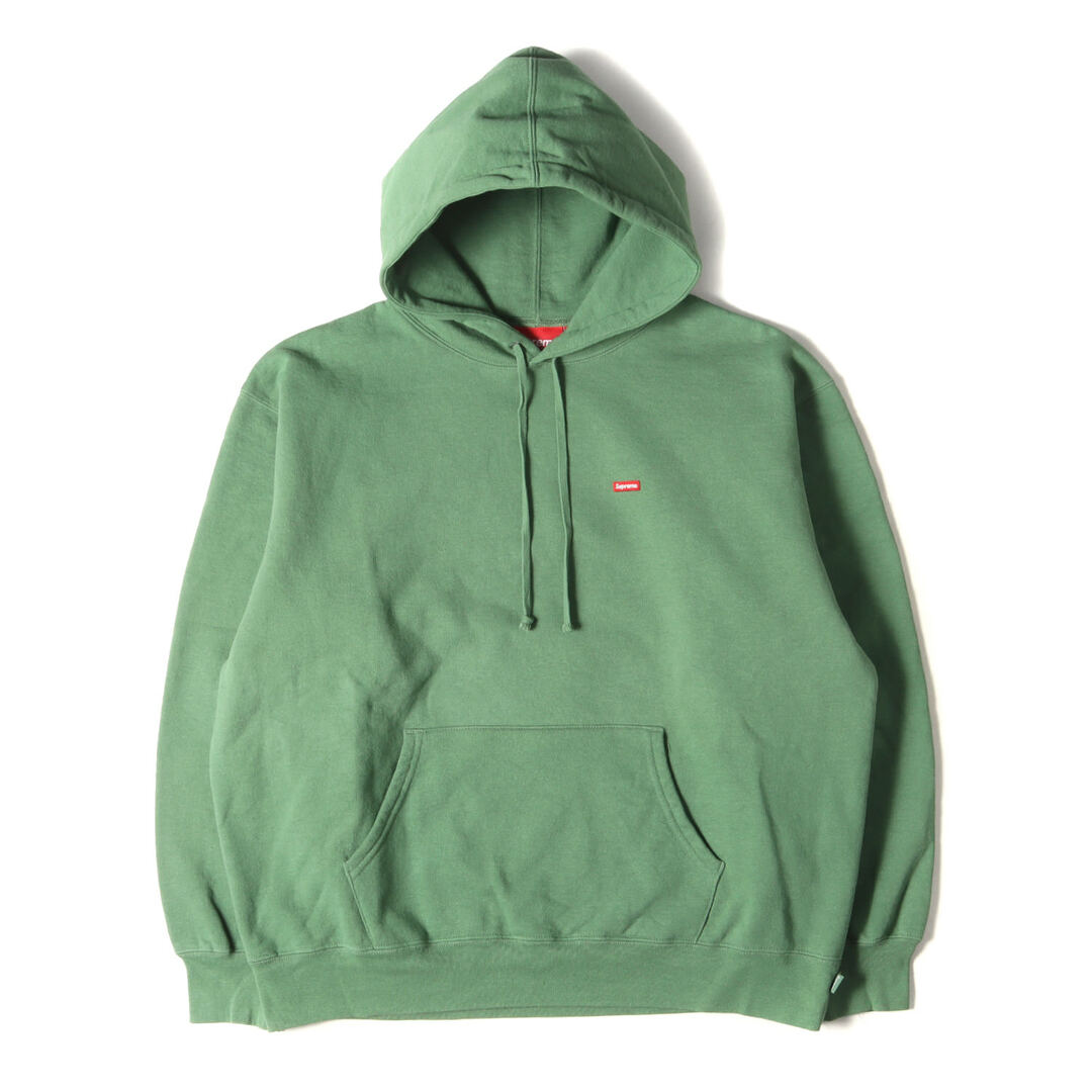 Supreme(シュプリーム)の美品 Supreme シュプリーム パーカー サイズ:L 24SS スモールボックスロゴ スウェットパーカー Small Box Hooded Sweatshirt ダスティーグリーン トップス フーディー【メンズ】【中古】 メンズのトップス(パーカー)の商品写真