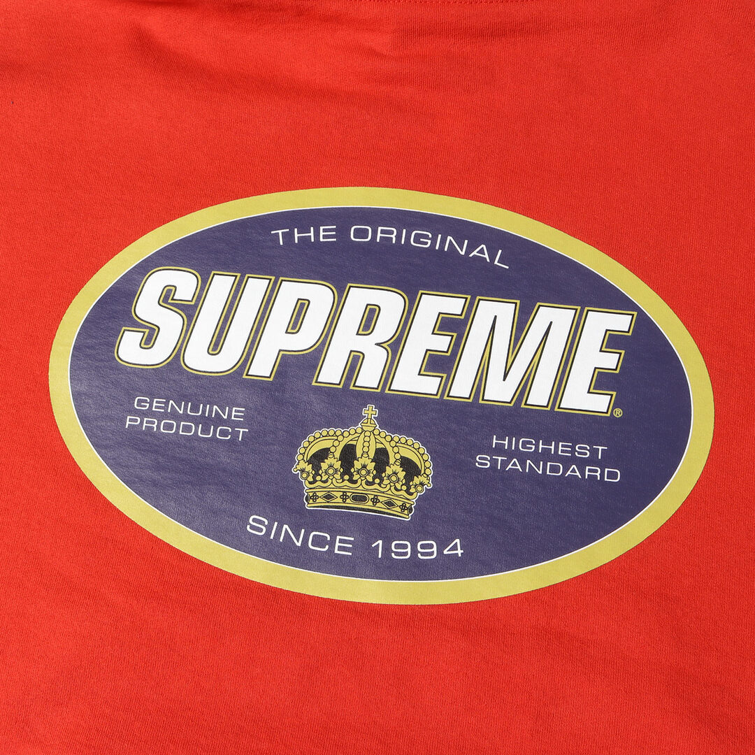 Supreme(シュプリーム)のSupreme シュプリーム パーカー サイズ:XL 23AW クラウンロゴ スウェットパーカー Crown Hooded Sweatshirt レッド トップス フーディー【メンズ】【中古】 メンズのトップス(パーカー)の商品写真