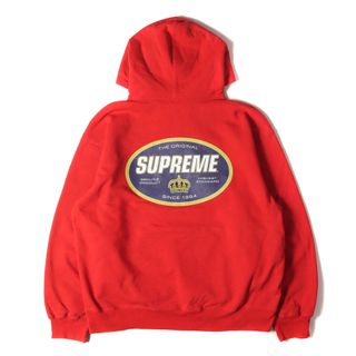 シュプリーム(Supreme)のSupreme シュプリーム パーカー サイズ:XL 23AW クラウンロゴ スウェットパーカー Crown Hooded Sweatshirt レッド トップス フーディー【メンズ】【中古】(パーカー)