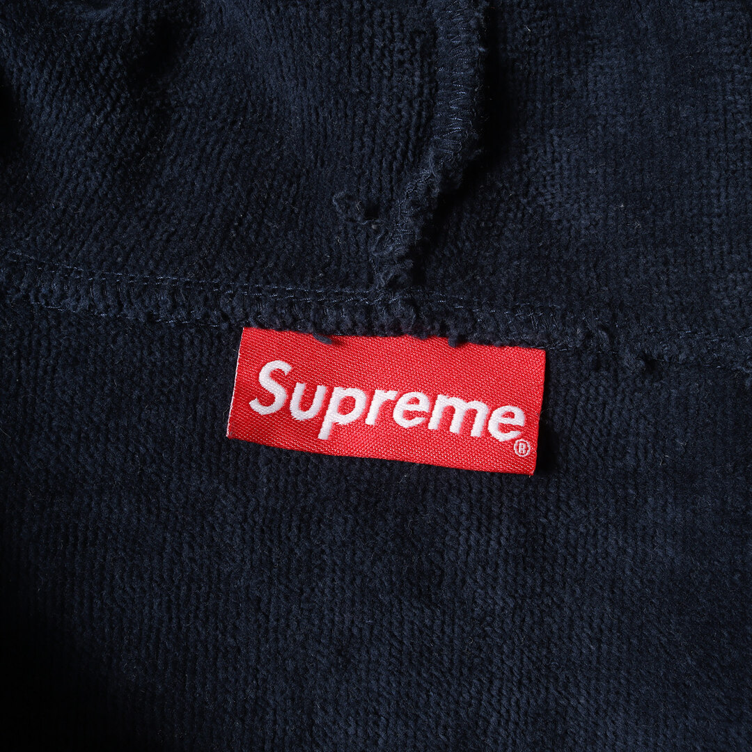 Supreme(シュプリーム)のSupreme シュプリーム パーカー サイズ:XL 16SS バックロゴ テリーパイル ジップ スウェットパーカー Terry Zip Up Sweat ネイビー 紺 トップス フーディー【メンズ】【中古】 メンズのトップス(パーカー)の商品写真