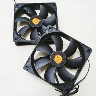 ■PCケース用■　新品・未使用　12cmファン　2個セット ㉖(PCパーツ)