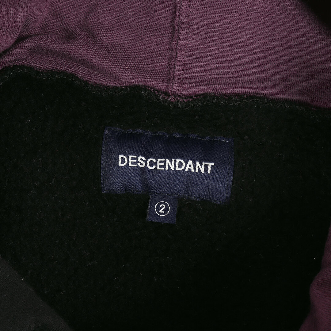 DESCENDANT(ディセンダント)のDESCENDANT ディセンダント パーカー サイズ:2 20AW DCDTロゴ スウェットパーカー BARKLEY HOODED SWEATSH ブラック 黒 トップス フーディー【メンズ】【中古】 メンズのトップス(パーカー)の商品写真