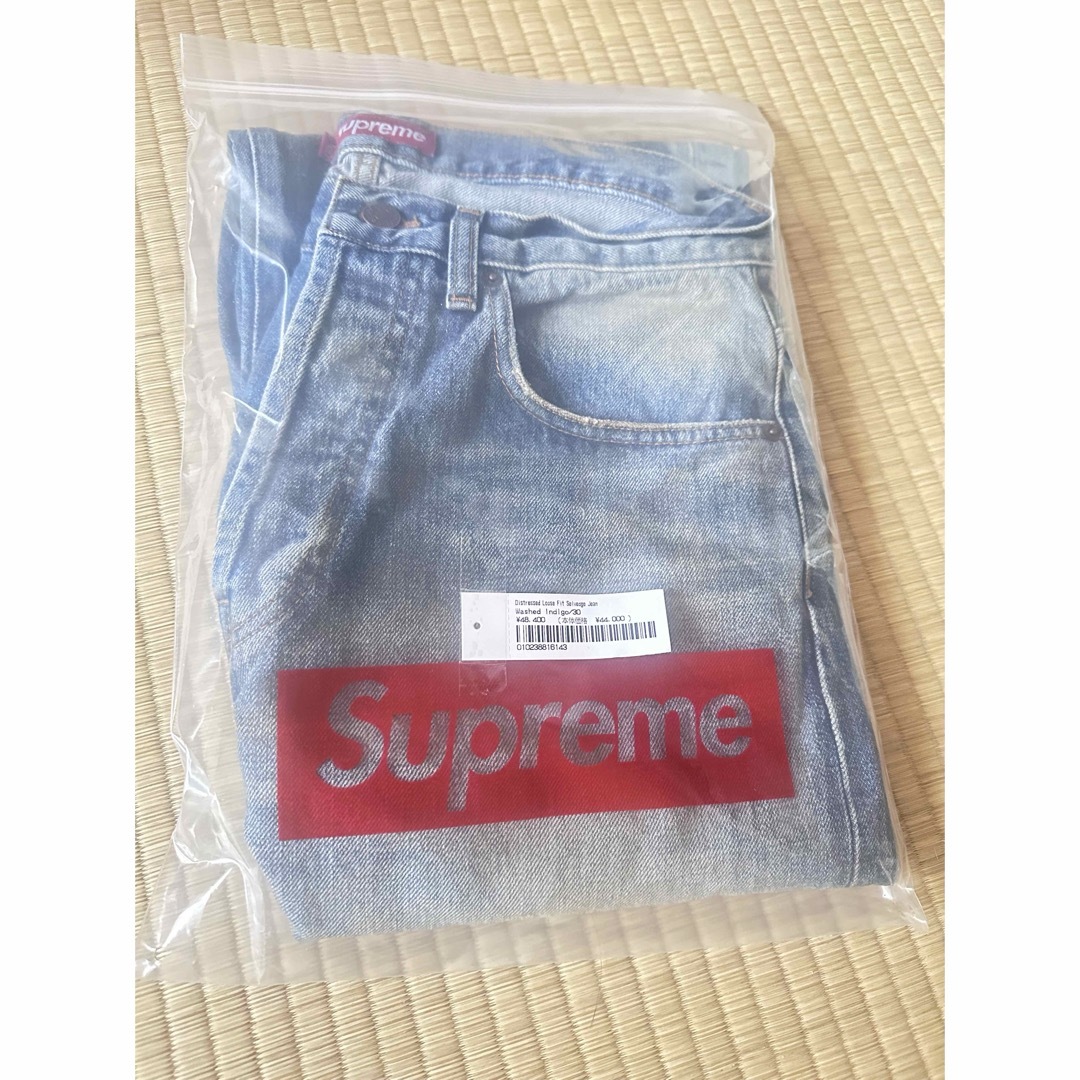 Supreme Distressed Loose Fit Selvedge 30 メンズのパンツ(デニム/ジーンズ)の商品写真