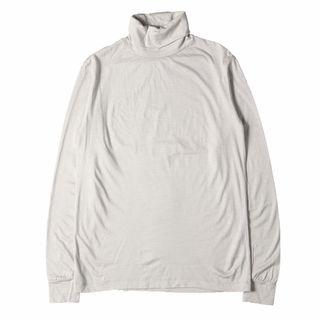 デサント(DESCENTE)のDESCENTE デサント サイズ:S タートル ネック メリノ ウール ニットソー MERINO WOOL TURTLE DLMMJB52A トップス 長袖 ロングスリーブ Tシャツ ロンT カットソー PAUSE オフホワイト 日本製【メンズ】【中古】(Tシャツ/カットソー(七分/長袖))