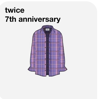 トゥワイス(TWICE)のTWICE　ミナ チェックシャツ 7TH ANNIVERSARY Ｍサイズ(K-POP/アジア)