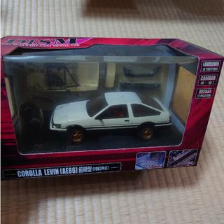 ダイキャストミニカー　COROLLA LEVIN(AE86)前期型(白/黒)(ミニカー)