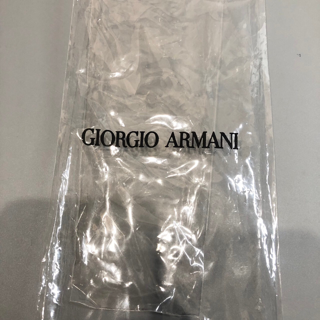 Armani(アルマーニ)の未使用 タグ付き ジョルジオ アルマーニ ネクタイ ブラック ユニセックス メンズのファッション小物(ネクタイ)の商品写真