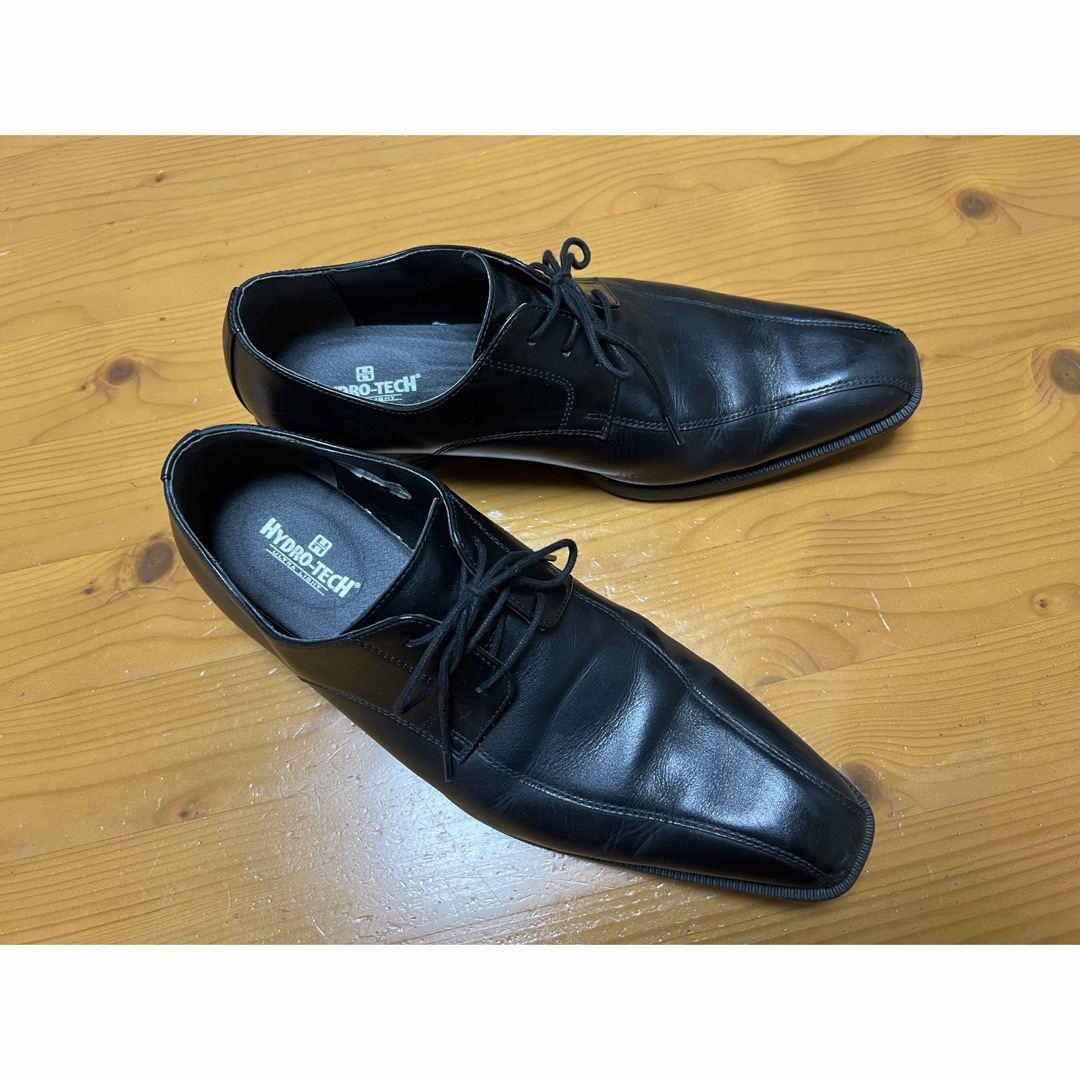 HYDRO TECH（Chiyoda）(ハイドロテック)のメンズ　ビジネスシューズ　ウォーキングシューズ履きやすい　カラーブラック　外羽根 メンズの靴/シューズ(ドレス/ビジネス)の商品写真